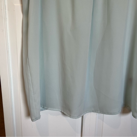 Philosophy Mint Green Short Sleeve Blouse - Picture 5 of 9